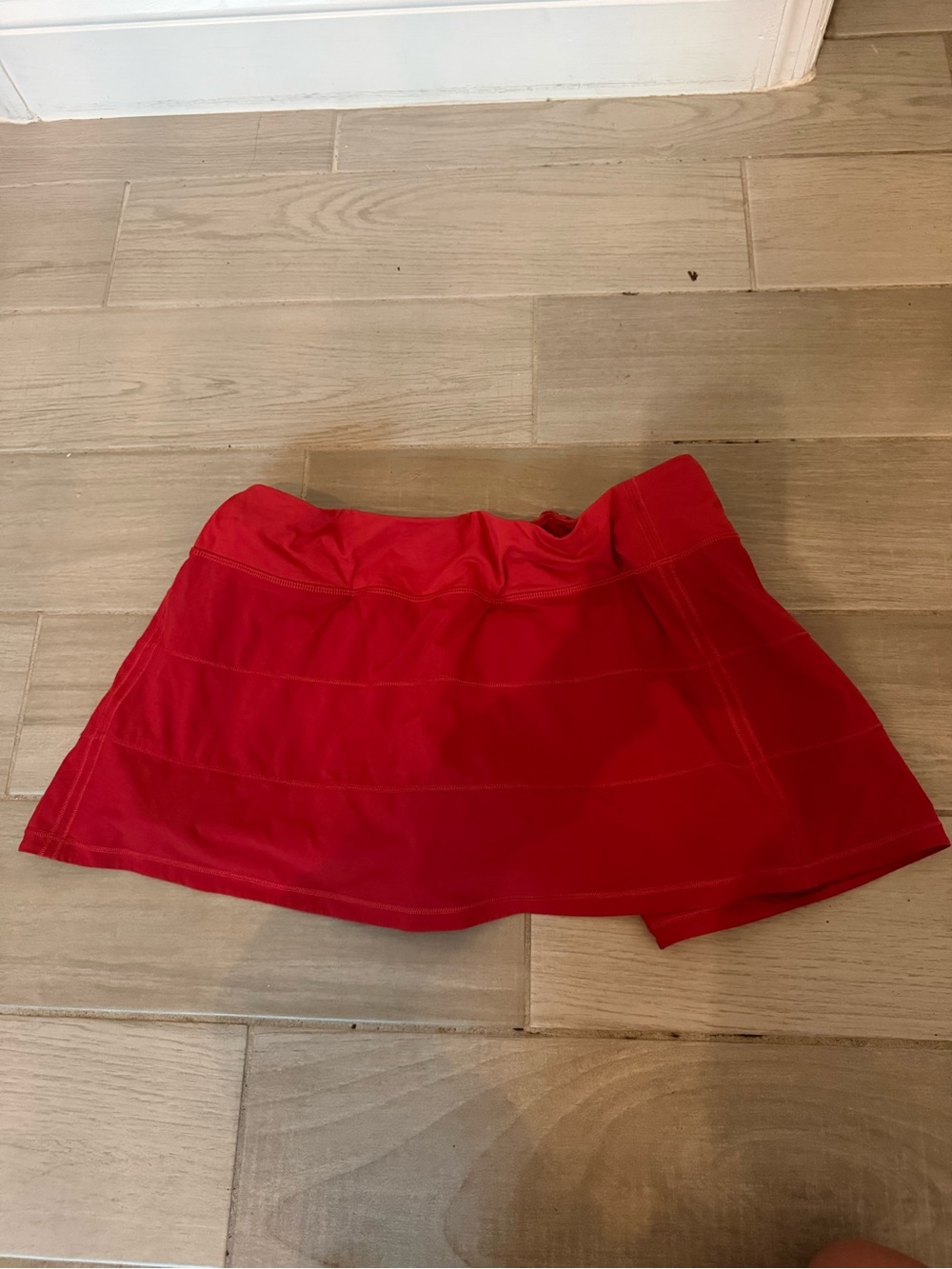 lululemon athletica Red Athletic Mini Skirt